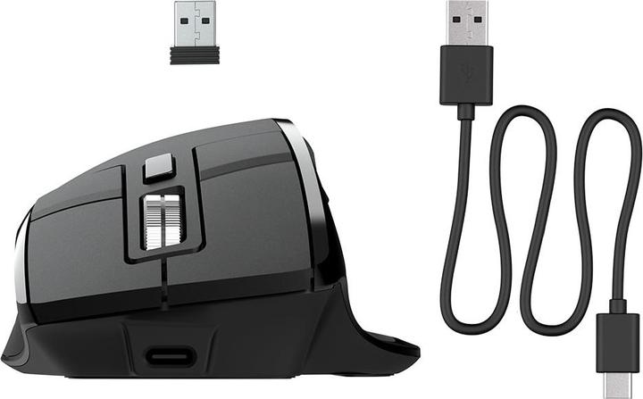 Actual product image JLab Audio Epic Ergonomic Muis Right Handed - Draadloos - Bluetooth - USB (Wireless)