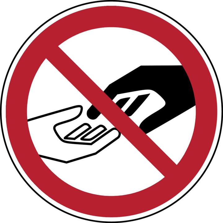 Actual product image Brady Safety sign - Avoid contact