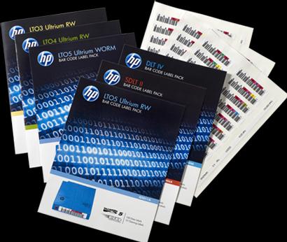 Image du produit HP Étiquette à code-barres (LTO-7 Ultrium)