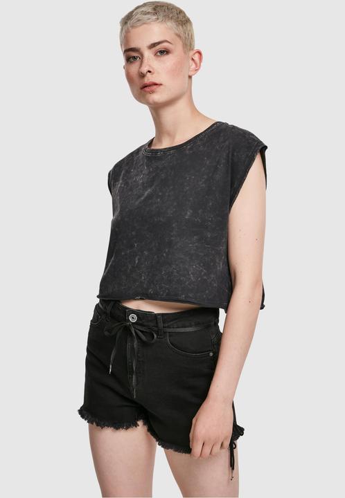 Produktbild Urban Classics Ladies Short Acid Wash Tee (5XL)