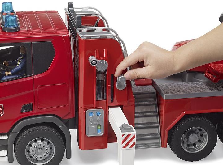 Immagine prodotto Bruder Scania Super 560R vigili del fuoco con scala girevole, pompa dell'acqua, modulo L+S