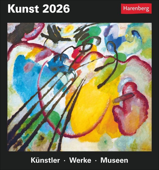 Produktbild Harenberg Kunst Tagesabreisskalender 2026 - Kulturkalender - Künstler, Werke, Museen (Harter Einband, Deutsch)