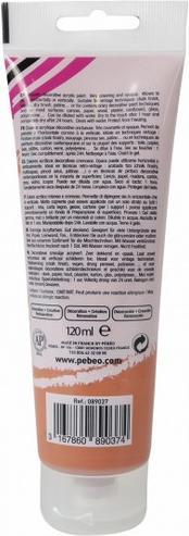 Image du produit Pebeo Decocrème Peinture acrylique mate (Cannelle, 120 ml)