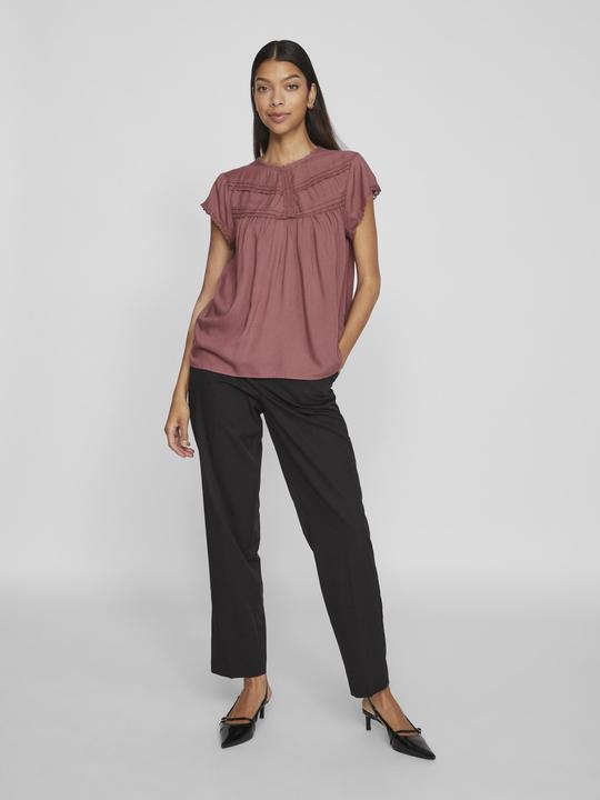 Actual product image Vila Detailed top with short sleeves (38)