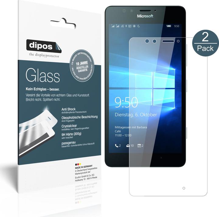 Image du produit Dipos Film de Protection d’écran Anti-Shock (1 pièce(s), Microsoft Lumia 950)