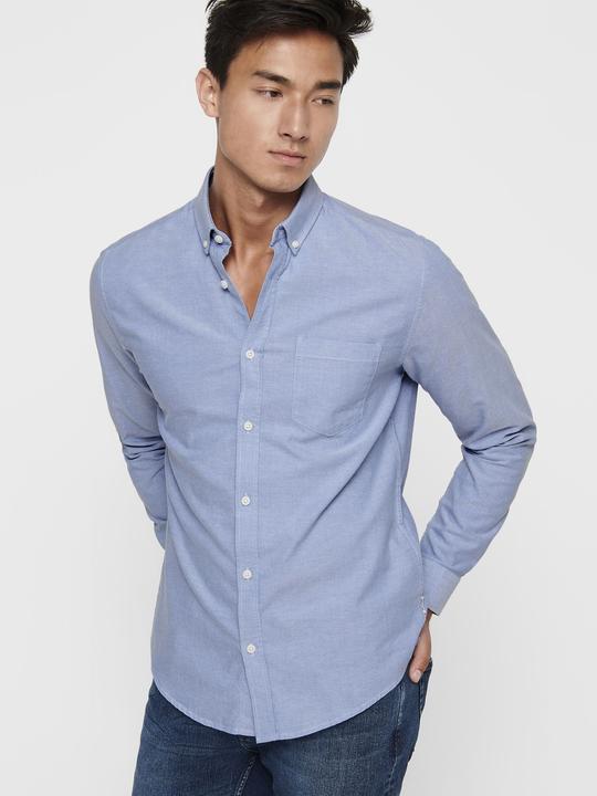 Image du produit Only & Sons Chemise à manches longues unie (XS)