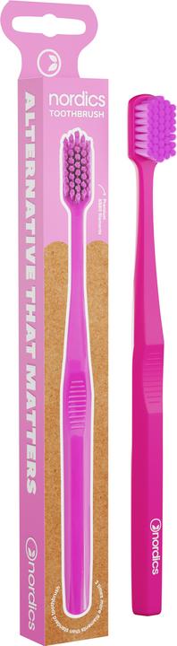 Nordics Eco Toothbrush Premium PLA Pink - (Soft)