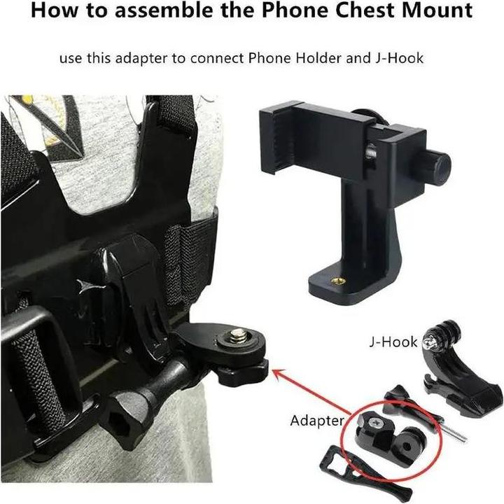 Produktbild PhoneLook Universal FPV Brust Telefon- & GoPro Halterungsgurt (Universal)
