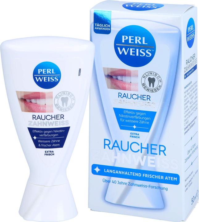 Produktbild Perl Weiss PERLWEISS Raucher Zahnweiss, 50 ml ZCR (50 ml, Mundspülung)