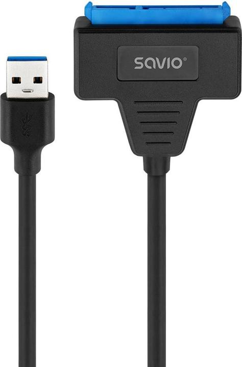 Actual product image Savio AK-68 Adapter USB-A 3.1 Gen 1 (M) - SATA (F) for 2 5 drives (0.25 m, USB 3.1)