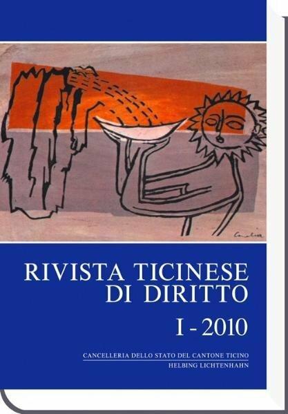 Produktbild Rivista ticinese di diritto (Italienisch, 2010)