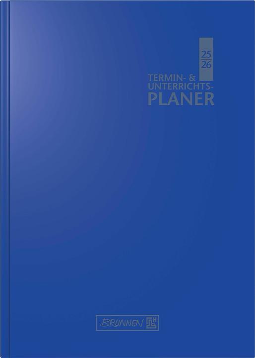 Produktbild Lehrerkalender Überformat A5 Baladek-Einband blau 2025/2026 (A5, Deutsch)
