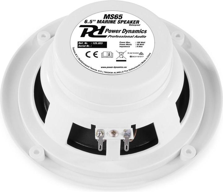 Actual product image Power Dynamics Ceiling loudspeaker MS65 Set (1x 100 W)