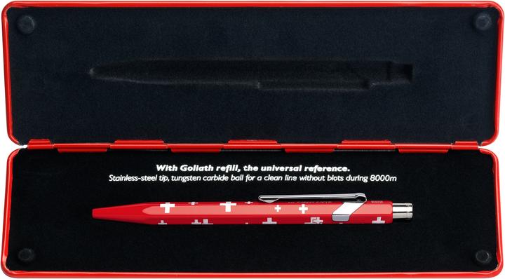 Immagine prodotto Caran d'Ache 849 Totally Swiss mit Etui (Bianco, Rosso, 1 x)
