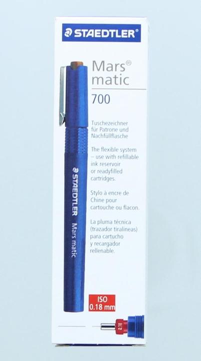 Actual product image Staedtler Mars matic 700 ink pen (Blue, 1 x)