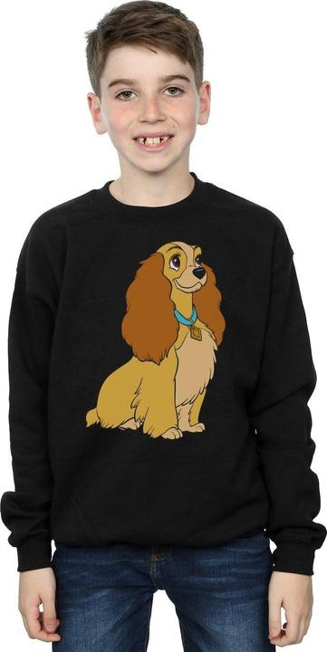 Immagine prodotto Disney Lady And The Tramp Lady Spaghetti Heart Felpa Ragazzi (140, 146)