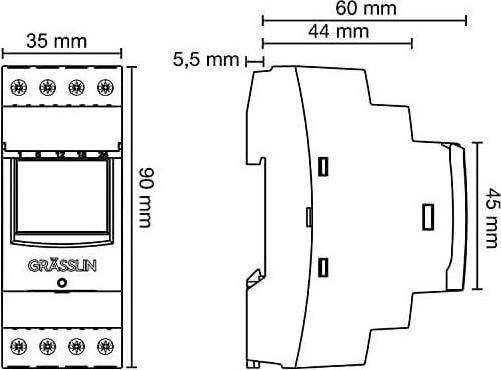 Actual product image Grässlin Talento smart C15 timer