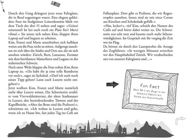 Produktbild Kosmos Die drei!!!, Zürich, Zückerli und ganz viel Schweiz (Deutsch, Franziska Misselwitz, Wich, Henriette, Ina Biber, 2023)