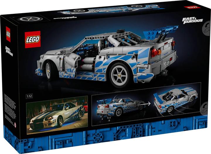 Image du produit LEGO 42210 2 Fast 2 Furious Nissan Skyline GT-R (R34) bolide (42210, LEGO Technic)