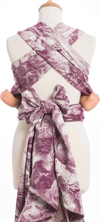 Actual product image Lennylamb Galleons Burgundy & Cream