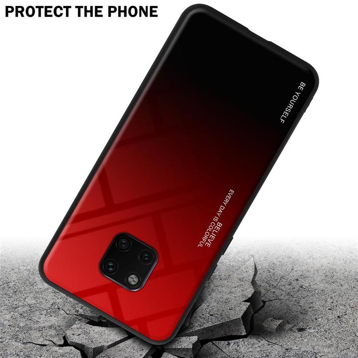 Actual product image Cadorabo TPU 2 colors glass cover (Mate 20 Pro)
