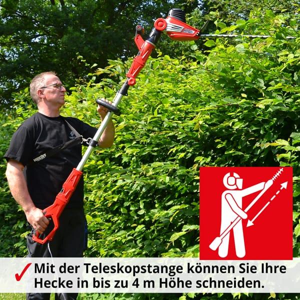 Actual product image Hecht Elektro Teleskop Heckenschere (Electric hedge trimmer)