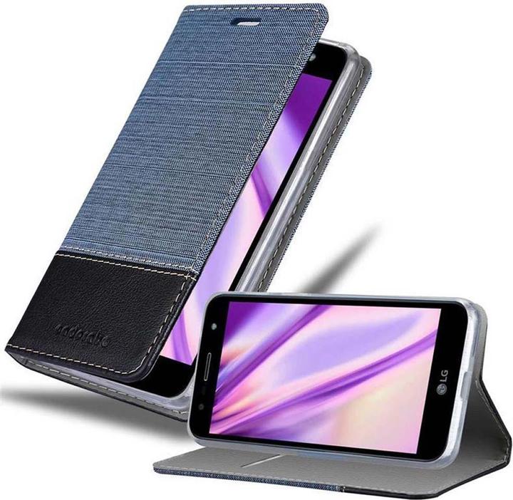 Produktbild Cadorabo Book Jeans Optik Cover (LG X Power 3)