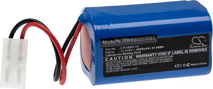 Produktbild XCell Medizintechnik-Akku als Ersatz für Spring ICR18650-4X - 2600mAh, 14,4V, Li-Ion (1 Stk., 2600 mAh, Akku)
