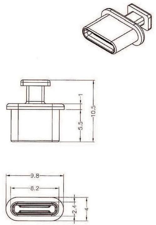 Image du produit Delock Couverture anti-poussière USB de type C (10 pièces) (Fiches et connecteurs)