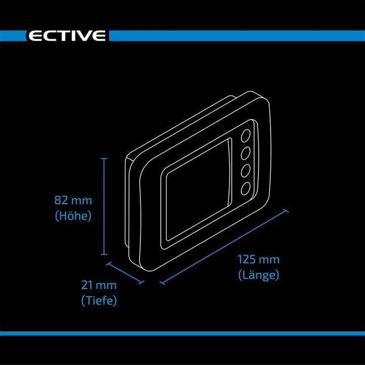 Produktbild Ective BM X Batteriemonitor mit 500A Shunt und Bluetooth App