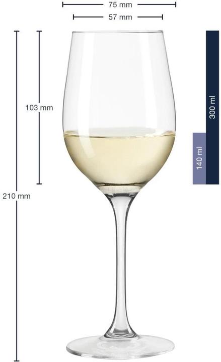 Actual product image Leonardo Ciao+ (14 cl, 1 Glasses, White wine glasses)