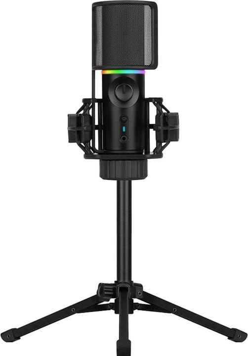 Streamplify MIC RGB Mikrofon, USB-A, schwarz - inkl. Dreifuss