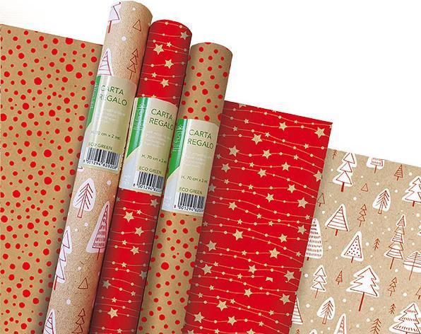 Altri Carta Regalo Natale Rotolo 70cmx200cm