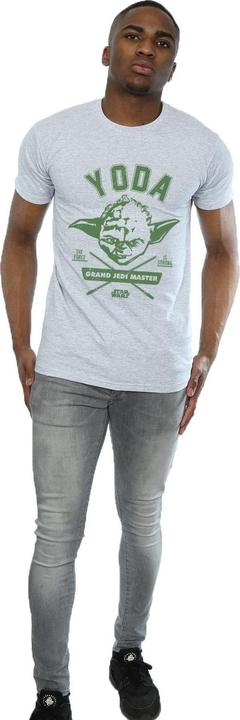 Actual product image Star Wars Mens Yoda Collegiate T-Shirt (M)