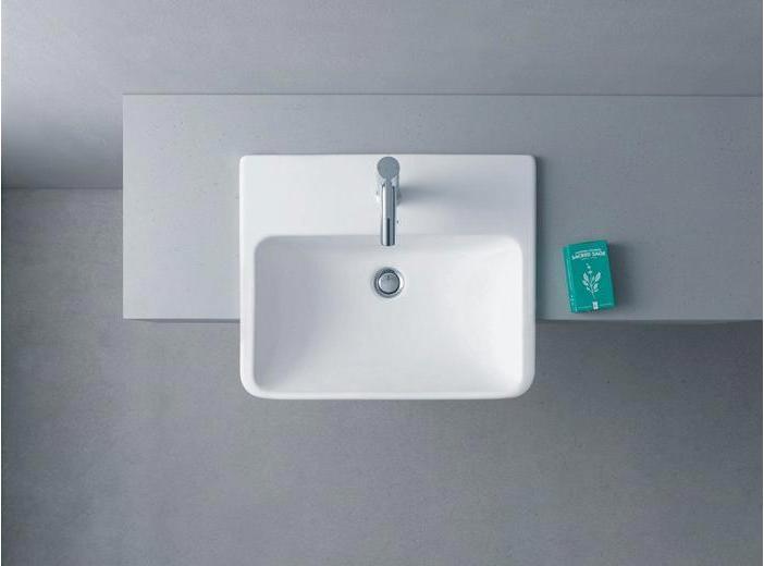 Immagine prodotto Duravit HEBWT ME by Starck m ÜL m HLB 55x45,5cm 1 HL bianco satinato (455 mm, 550 mm)