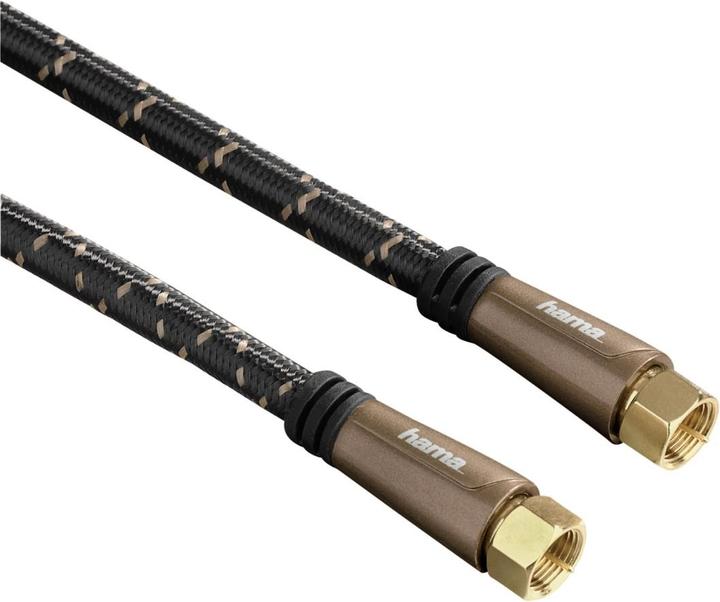 Produktbild Hama 5 Star SAT-Anschlusskabel - Knickschutz (120 dB, SAT Kabel)