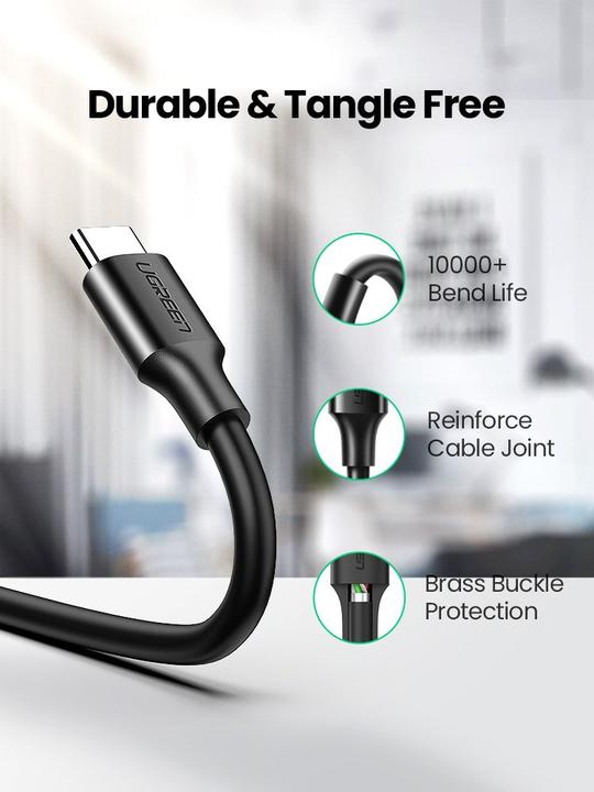 Actual product image Ugreen USB-C to USB-A 2.0 Cable (1 m, USB 2.0)