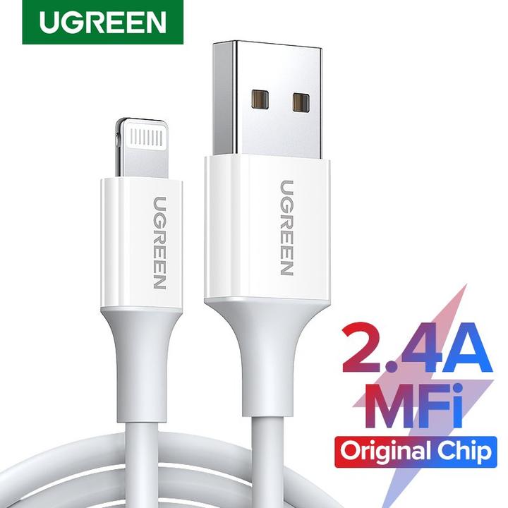 Produktbild Ugreen Lightning zu USB-A 2.0 Kabel (2 m, USB 2.0)