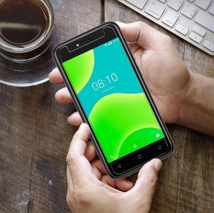 Immagine prodotto Screenguard Wiko Y50 Pellicola protettiva in vetro Custodia Design amichevole (1 Pezzo/i, Wiko Y50)