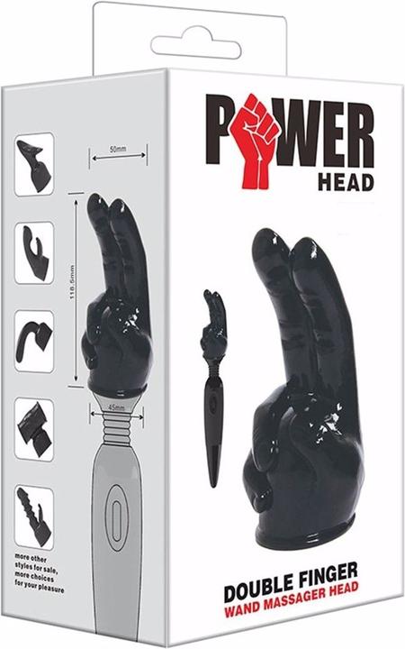 Produktbild Power Massagekopf Aufsatz "Double Finger"