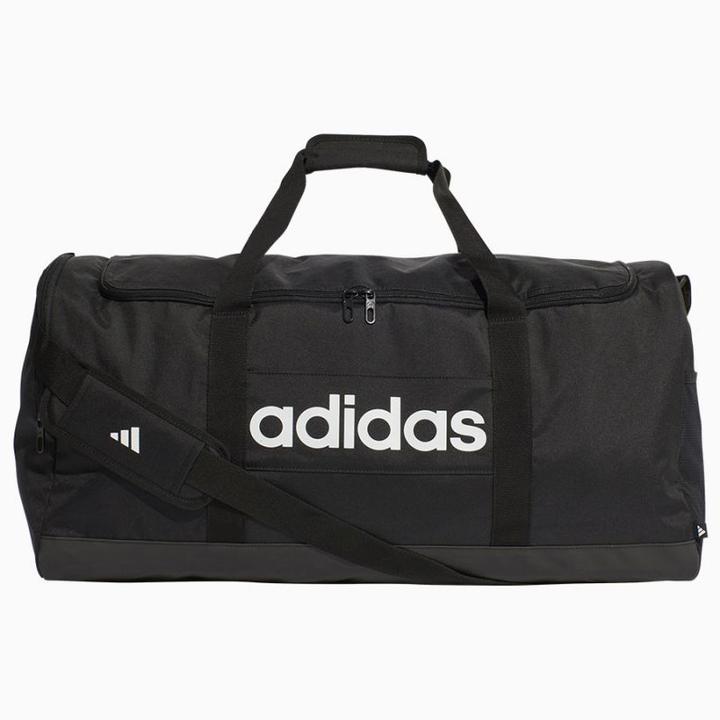 adidas LINEAR Duffel Large, Unisex-Erwachsene Sportsack, Schwarz, 65.6 L - JE8344 (65.60 l)