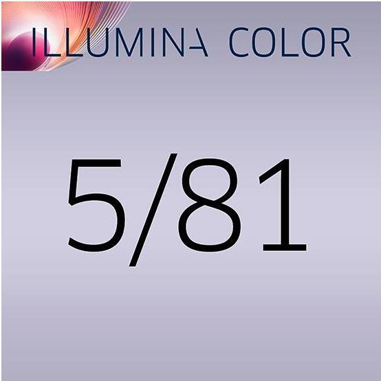 Actual product image Wella Illumina Color (5/81 Light Brown Pearl-Ash)