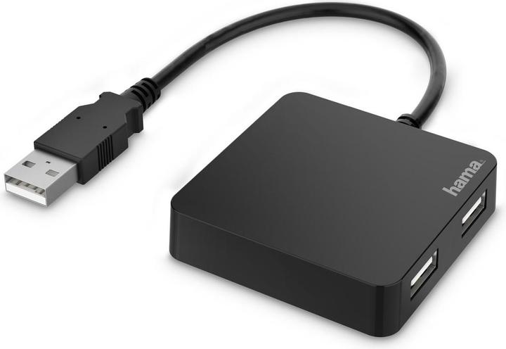 Hama USB 2.0 Hub (USB-A, 4 Ports)