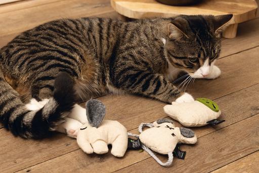 Image du produit Beeztees Minus One Jouet pour chats éléphant (Jouets avec herbe à chat)