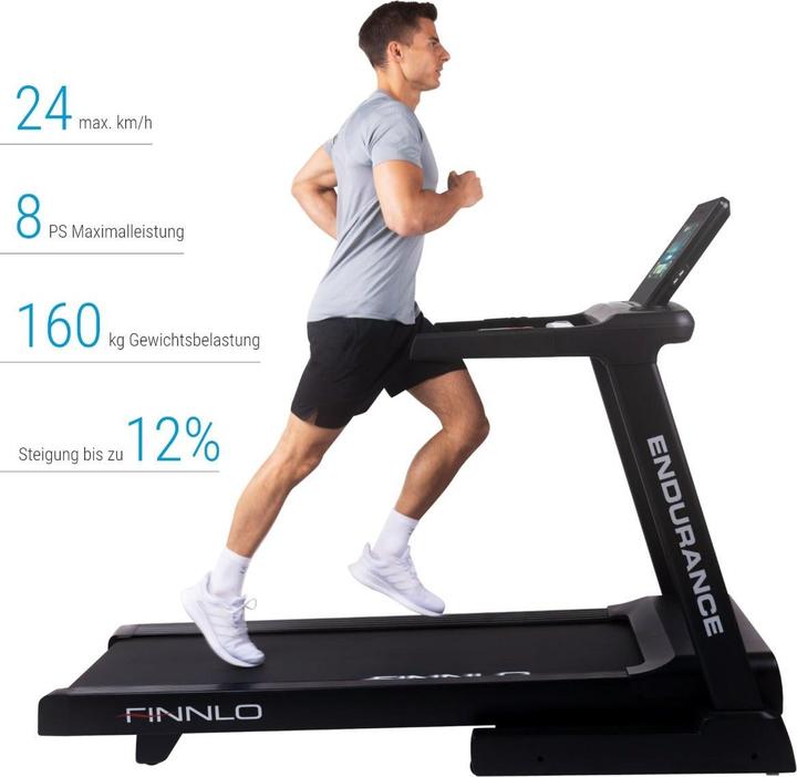 Actual product image Finnlo Endurance TFT treadmill