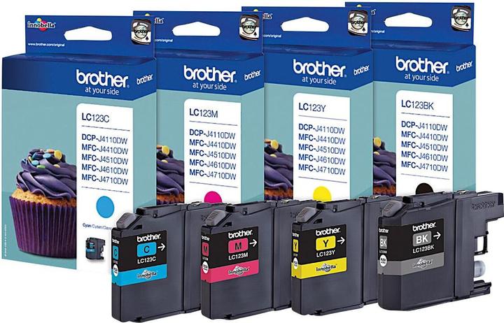 Produktbild Brother LC-123VALBP Value Pack (M, BK, Y, C)