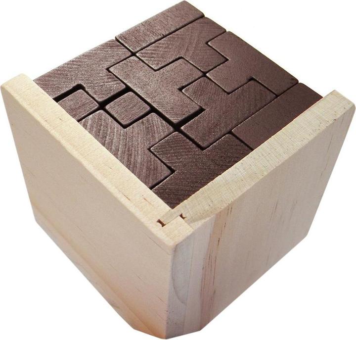 Produktbild JTI IQ Holzpuzzle, 3D - Würfel