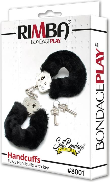Image du produit Rimba Menottes de police avec fourrure synthétique