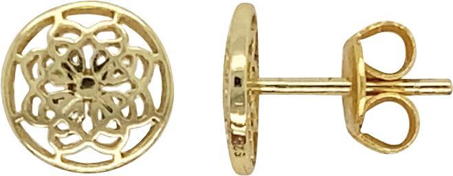 Image du produit Leyda Boucles D'Oreilles Mandala (plaqué or 750 / 18 K, Argent 925)