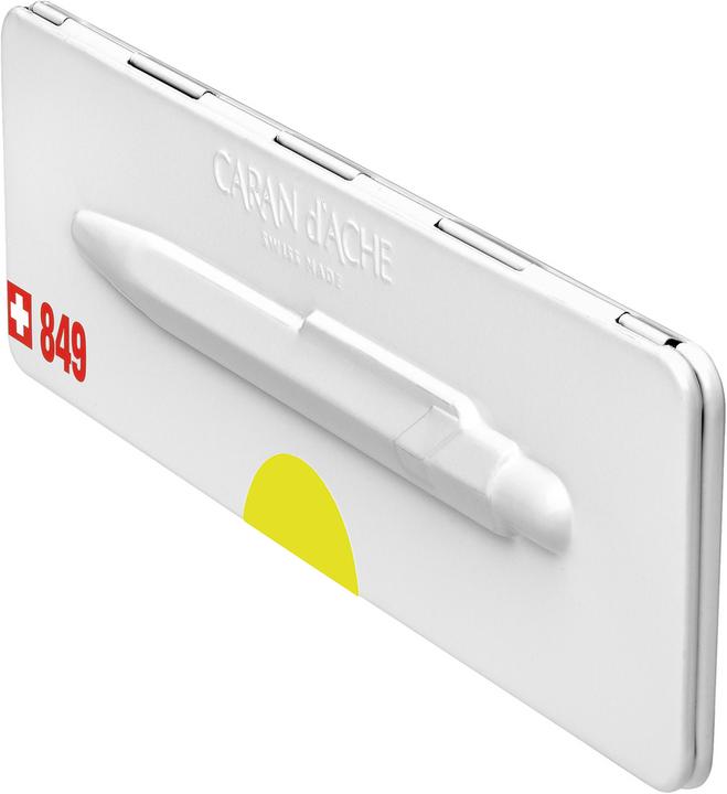 Actual product image Caran d'Ache 849 Fluo mit Etui (Yellow, 1 x)